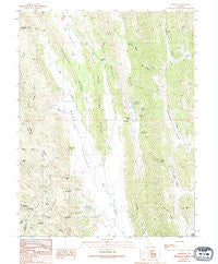 Leesville California Historical topographic map, 1:24000 scale, 7.5 X 7.5 Minute, Year 1989