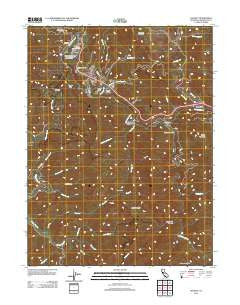 Leggett California Historical topographic map, 1:24000 scale, 7.5 X 7.5 Minute, Year 2012