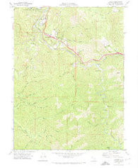 Leggett California Historical topographic map, 1:24000 scale, 7.5 X 7.5 Minute, Year 1969