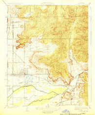 Lemon Cove California Historical topographic map, 1:31680 scale, 7.5 X 7.5 Minute, Year 1928