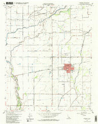 Lemoore California Historical topographic map, 1:24000 scale, 7.5 X 7.5 Minute, Year 1954