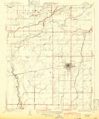 Lemoore California Historical topographic map, 1:31680 scale, 7.5 X 7.5 Minute, Year 1927