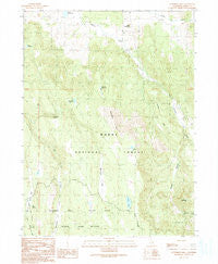 Letterbox Hill California Historical topographic map, 1:24000 scale, 7.5 X 7.5 Minute, Year 1990