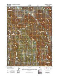 Letterbox Hill California Historical topographic map, 1:24000 scale, 7.5 X 7.5 Minute, Year 2012