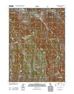 Letterbox Hill California Historical topographic map, 1:24000 scale, 7.5 X 7.5 Minute, Year 2012
