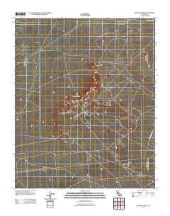 Leuhman Ridge California Historical topographic map, 1:24000 scale, 7.5 X 7.5 Minute, Year 2012