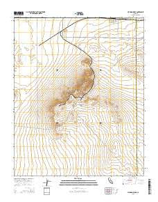 Leuhman Ridge California Current topographic map, 1:24000 scale, 7.5 X 7.5 Minute, Year 2015