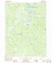 Lewiston California Historical topographic map, 1:24000 scale, 7.5 X 7.5 Minute, Year 1982