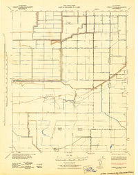 Liberty Farms California Historical topographic map, 1:62500 scale, 15 X 15 Minute, Year 1942
