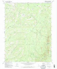 Liberty Hill California Historical topographic map, 1:24000 scale, 7.5 X 7.5 Minute, Year 1979
