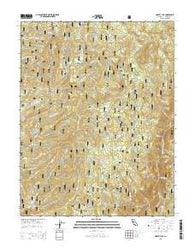 Liberty Hill California Current topographic map, 1:24000 scale, 7.5 X 7.5 Minute, Year 2015