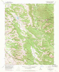 Lick Observatory California Historical topographic map, 1:24000 scale, 7.5 X 7.5 Minute, Year 1955
