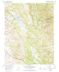 Lick Observatory California Historical topographic map, 1:24000 scale, 7.5 X 7.5 Minute, Year 1955