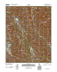 Lick Observatory California Historical topographic map, 1:24000 scale, 7.5 X 7.5 Minute, Year 2012