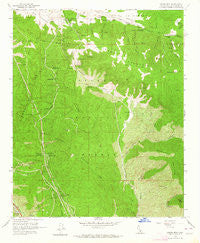 Liebre Mountain California Historical topographic map, 1:24000 scale, 7.5 X 7.5 Minute, Year 1958