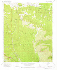 Liebre Mountain California Historical topographic map, 1:24000 scale, 7.5 X 7.5 Minute, Year 1958