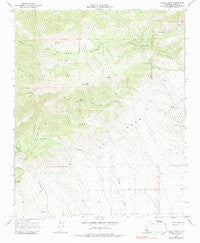 Liebre Twins California Historical topographic map, 1:24000 scale, 7.5 X 7.5 Minute, Year 1965