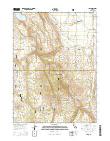 Likely California Current topographic map, 1:24000 scale, 7.5 X 7.5 Minute, Year 2015