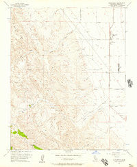 Lillis Ranch California Historical topographic map, 1:24000 scale, 7.5 X 7.5 Minute, Year 1956