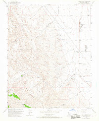Lillis Ranch California Historical topographic map, 1:24000 scale, 7.5 X 7.5 Minute, Year 1956