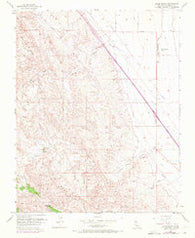 Lillis Ranch California Historical topographic map, 1:24000 scale, 7.5 X 7.5 Minute, Year 1956