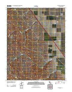 Lillis Ranch California Historical topographic map, 1:24000 scale, 7.5 X 7.5 Minute, Year 2012
