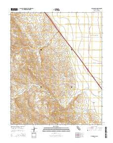 Lillis Ranch California Current topographic map, 1:24000 scale, 7.5 X 7.5 Minute, Year 2015