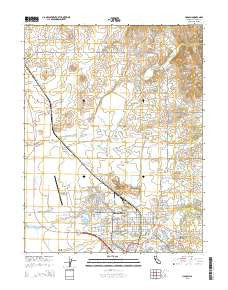 Lincoln California Current topographic map, 1:24000 scale, 7.5 X 7.5 Minute, Year 2015