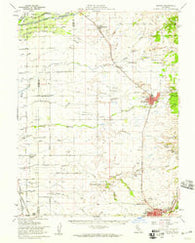 Lincoln California Historical topographic map, 1:62500 scale, 15 X 15 Minute, Year 1953