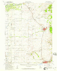 Lincoln California Historical topographic map, 1:62500 scale, 15 X 15 Minute, Year 1953