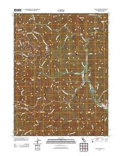 Lincoln Ridge California Historical topographic map, 1:24000 scale, 7.5 X 7.5 Minute, Year 2012