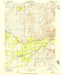 Linden California Historical topographic map, 1:24000 scale, 7.5 X 7.5 Minute, Year 1953
