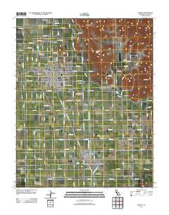 Lindsay California Historical topographic map, 1:24000 scale, 7.5 X 7.5 Minute, Year 2012