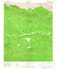 Lion Canyon California Historical topographic map, 1:24000 scale, 7.5 X 7.5 Minute, Year 1943