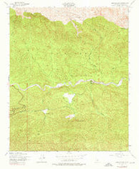 Lion Canyon California Historical topographic map, 1:24000 scale, 7.5 X 7.5 Minute, Year 1943