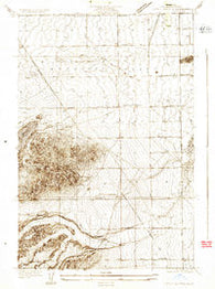 Little Buttes California Historical topographic map, 1:24000 scale, 7.5 X 7.5 Minute, Year 1931