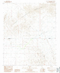 Little Chuckwalla Mountains California Historical topographic map, 1:24000 scale, 7.5 X 7.5 Minute, Year 1988