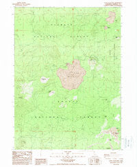Little Glass Mountain California Historical topographic map, 1:24000 scale, 7.5 X 7.5 Minute, Year 1988
