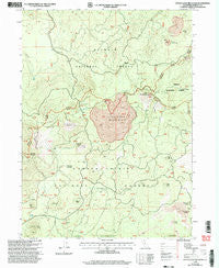 Little Glass Mountain California Historical topographic map, 1:24000 scale, 7.5 X 7.5 Minute, Year 1998