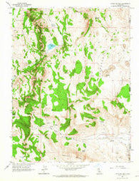 Little Hat Mtn California Historical topographic map, 1:24000 scale, 7.5 X 7.5 Minute, Year 1962