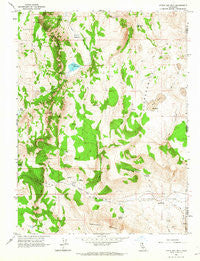Little Hat Mtn California Historical topographic map, 1:24000 scale, 7.5 X 7.5 Minute, Year 1962