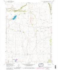 Little Juniper Reservoir California Historical topographic map, 1:24000 scale, 7.5 X 7.5 Minute, Year 1963