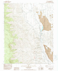 Little Lake California Historical topographic map, 1:24000 scale, 7.5 X 7.5 Minute, Year 1983