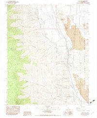 Little Lake California Historical topographic map, 1:24000 scale, 7.5 X 7.5 Minute, Year 1983