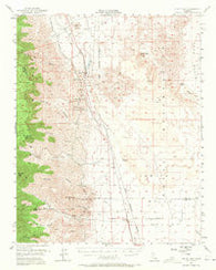 Little Lake California Historical topographic map, 1:62500 scale, 15 X 15 Minute, Year 1954