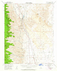 Little Lake California Historical topographic map, 1:62500 scale, 15 X 15 Minute, Year 1954