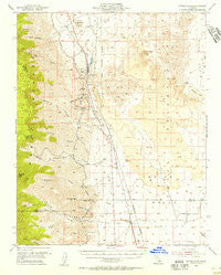 Little Lake California Historical topographic map, 1:62500 scale, 15 X 15 Minute, Year 1954