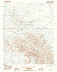 Little Maria Mts California Historical topographic map, 1:24000 scale, 7.5 X 7.5 Minute, Year 1983