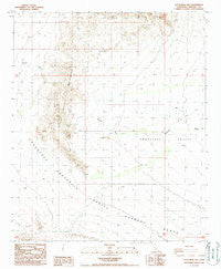 Little Mule Mountains California Historical topographic map, 1:24000 scale, 7.5 X 7.5 Minute, Year 1988