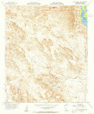 Little Picacho Peak California Historical topographic map, 1:24000 scale, 7.5 X 7.5 Minute, Year 1954